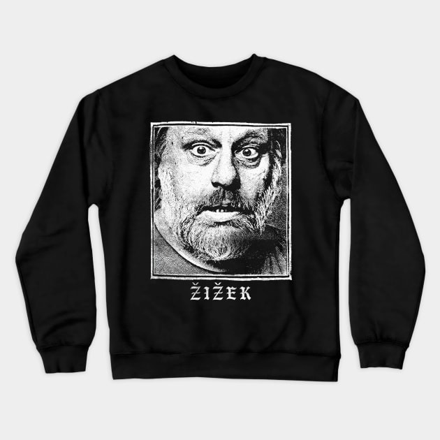 Slavoj Žižek // Retro Styled Fan Design Crewneck Sweatshirt by DankFutura